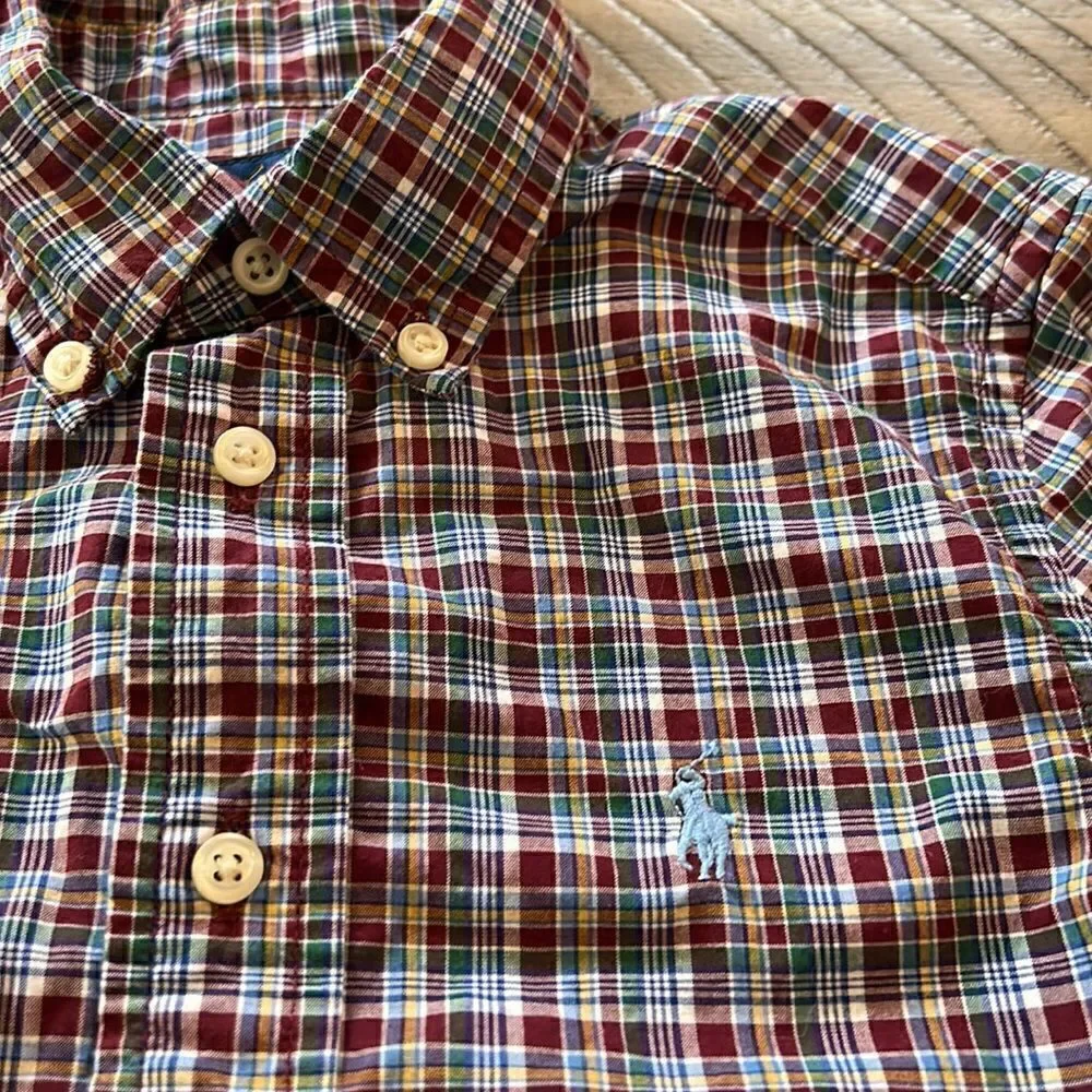 Ralph Lauren 💯 Cotton Natural Stretch Short Sleeve Shirt Unisex